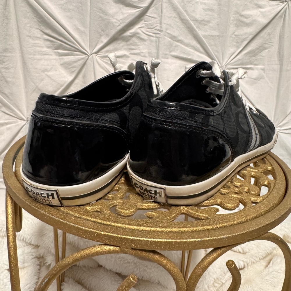 Coach Black and White Sneakers - Picture 3 of 4